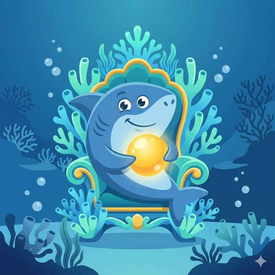 Captain Shark, the FinPlay mascot
